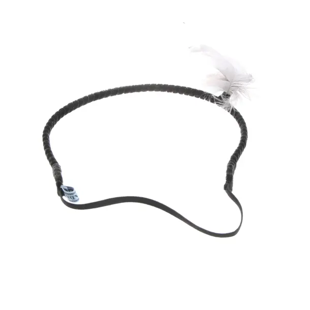 Headband in Black, Other Fibers, Prada