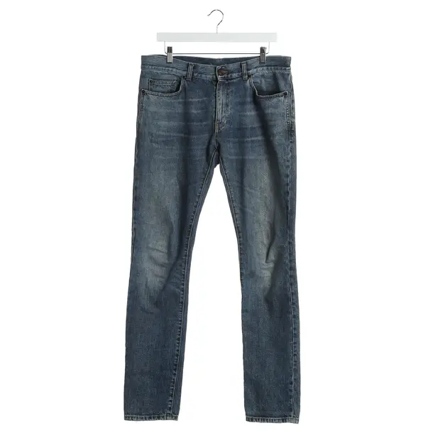 Jeans Relaxed in Blau, Baumwolle, Saint Laurent