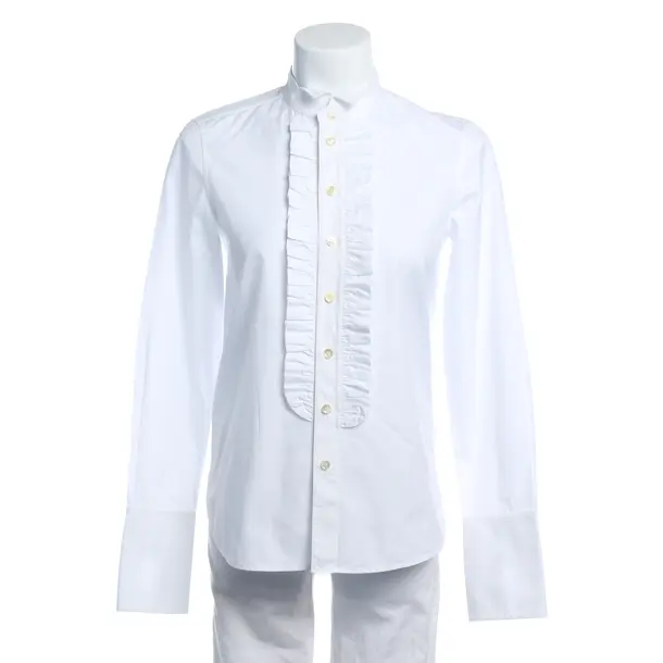 Blouse in White, Cotton, Saint Laurent