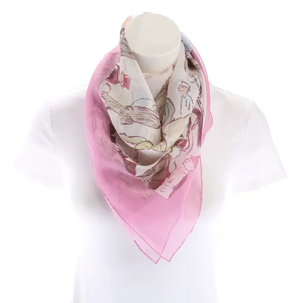 Shawl in Pink, Silk, Hermès