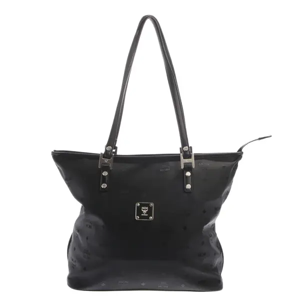 Handbag in Black, Polyester, MCM