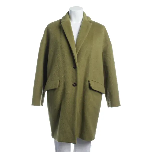Winter Coat in Green, Wool, Antonelli