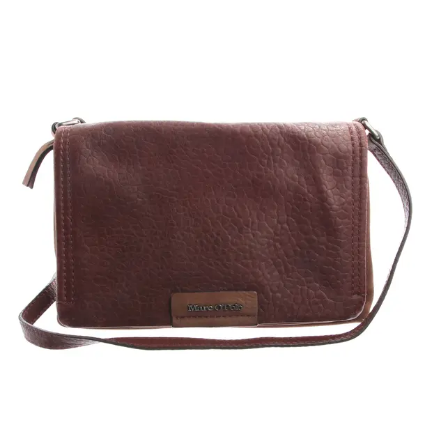 Schultertasche in Rot, Leder, Marc O'Polo