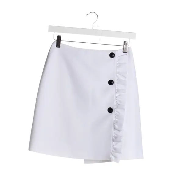 Skirt in White, Polyester, MSGM