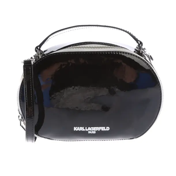 Handbag in Black, Leather, Karl Lagerfeld