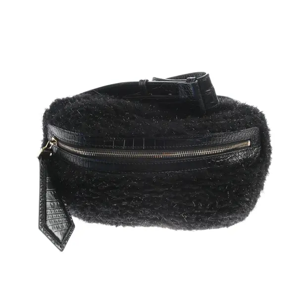 Bum Bag in Black, Other Material, Max Mara