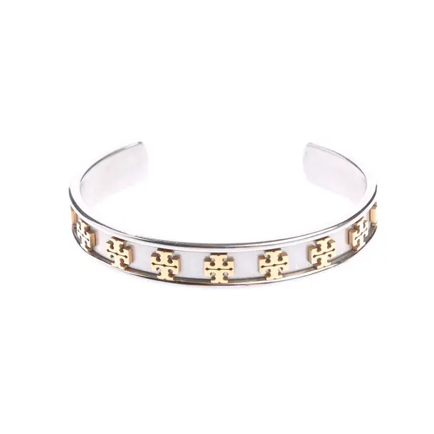 Bracelet in Metallic, Metal (metallic, metallized), Tory Burch
