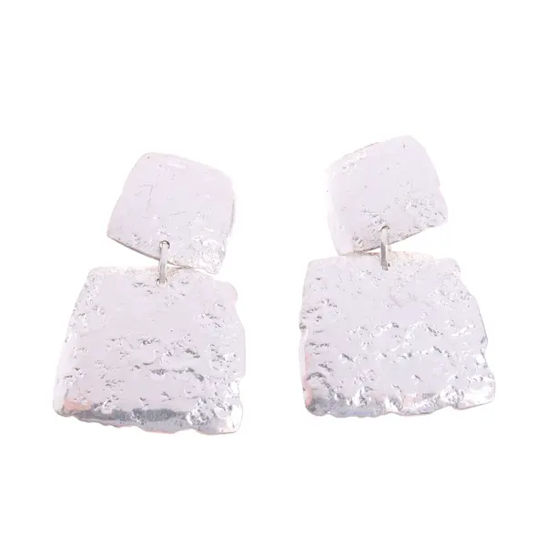 Earrings in Metallic, Metal (metallic, metallized), Max Mara