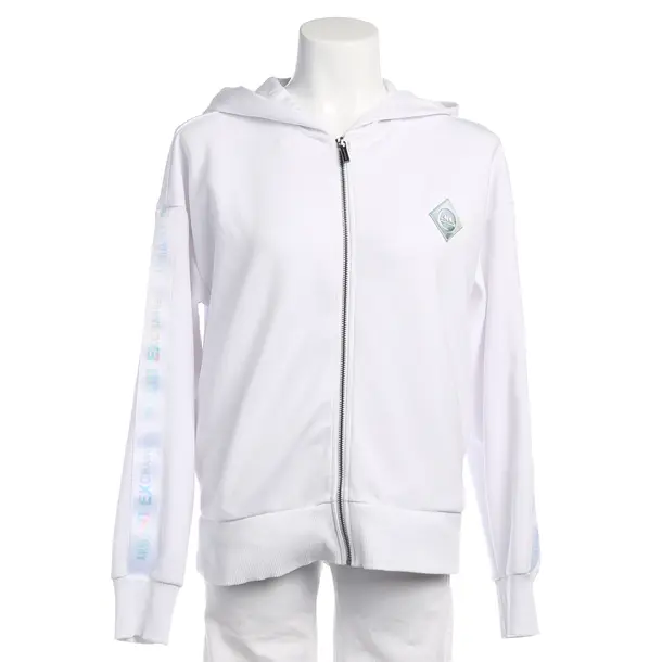 Zip-up Hoodie in White, Polyester, Armani Exchange