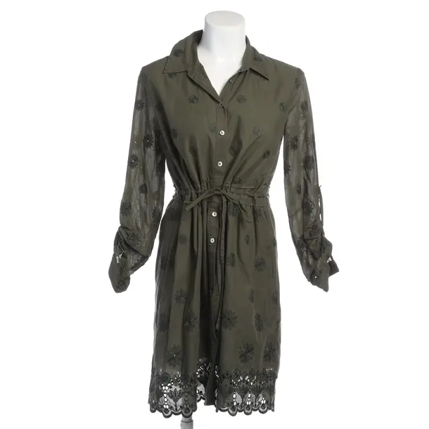Kleid in Grün, Baumwolle, Diane von Furstenberg