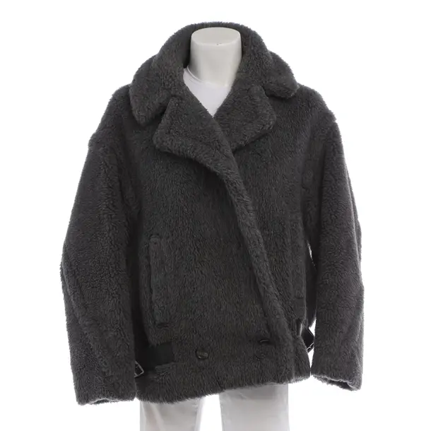 Winter Jacket in Gray, Wool, Max Mara
