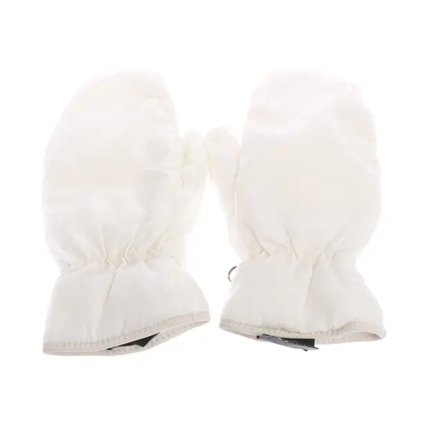Mittens in White, Polyester, Gucci
