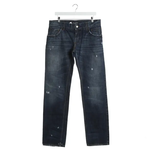 Straight Fit Jeans in Blue, Cotton, Dolce & Gabbana
