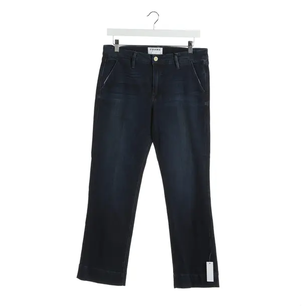 Jeans Straight Fit in Blau, Baumwolle, Frame