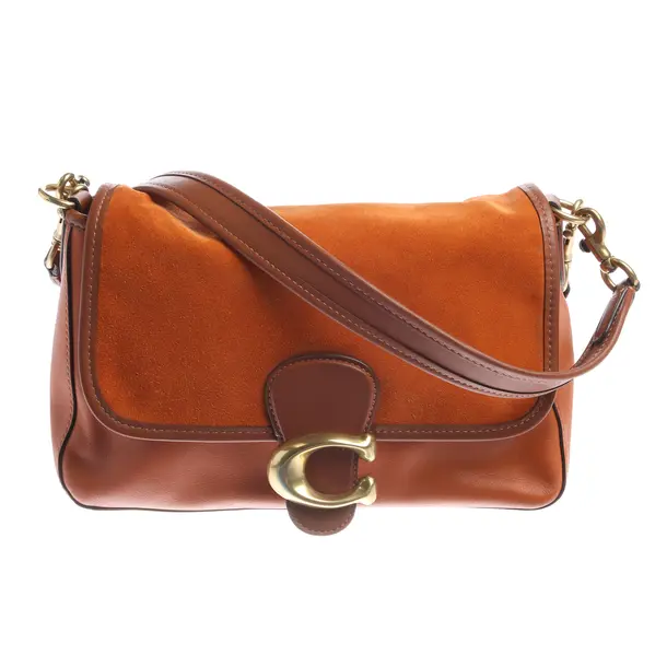 Handtasche in Braun, Leder, Coach