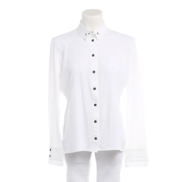 Blouse in White, Cotton, Marc Cain