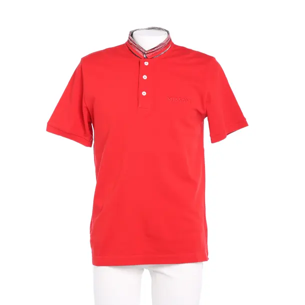 Polo Shirt, in Red, Cotton, Missoni