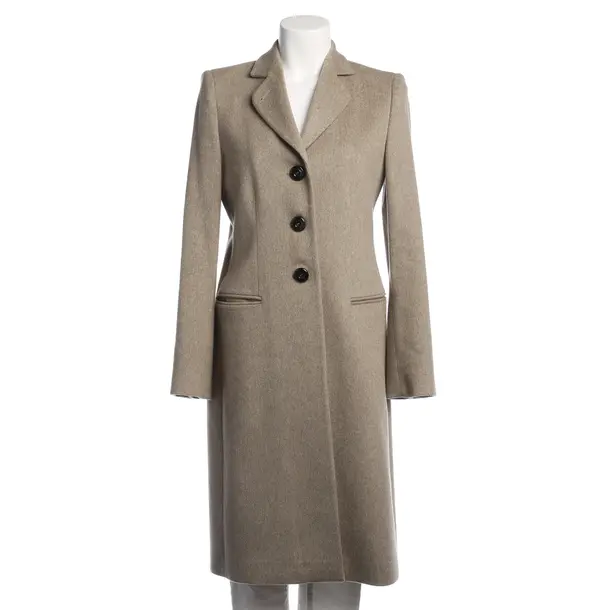 Winter Coat in White, Wool, Armani Collezioni