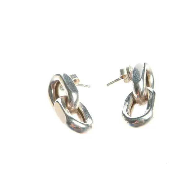 Ohrringe in Metallic, Metall (metallisch, metallisiert), Anine Bing