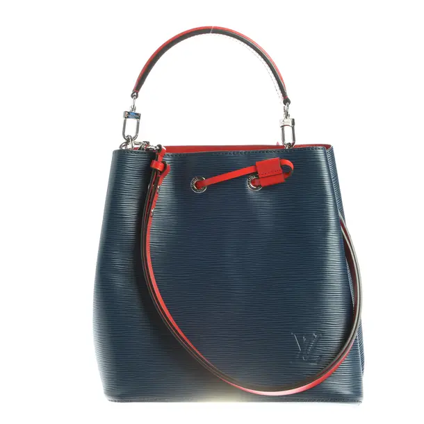 Bucket Bag in Blau, Canvas, Louis Vuitton