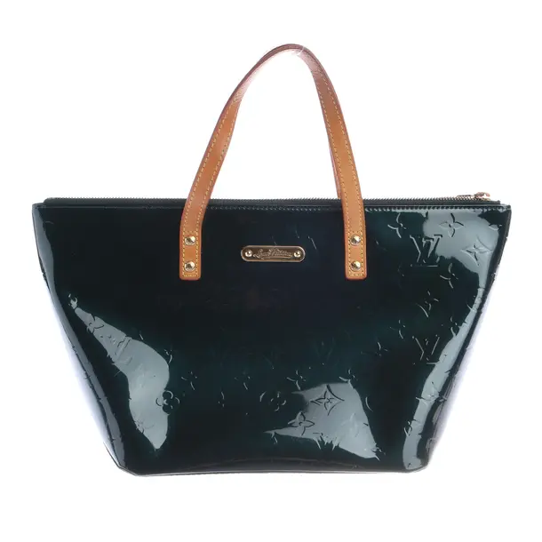 Handbag in Green, Canvas, Louis Vuitton