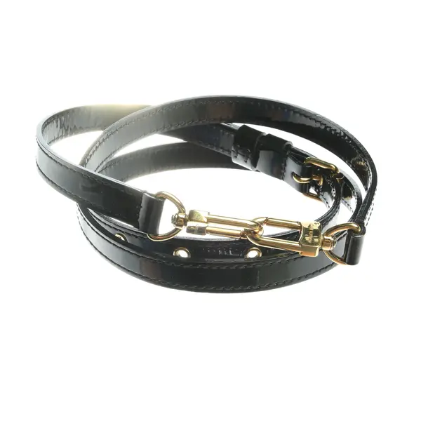 Schulterriemen in Schwarz, Leder, Louis Vuitton