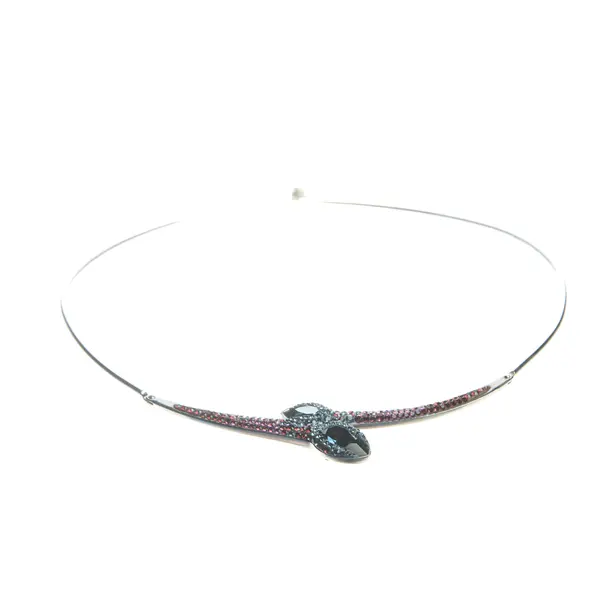 Necklace in Multicolored, Metal (metallic, metallized), Swarovski