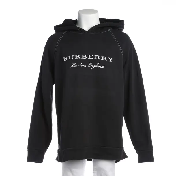 Hoodie in Schwarz, Baumwolle, Burberry