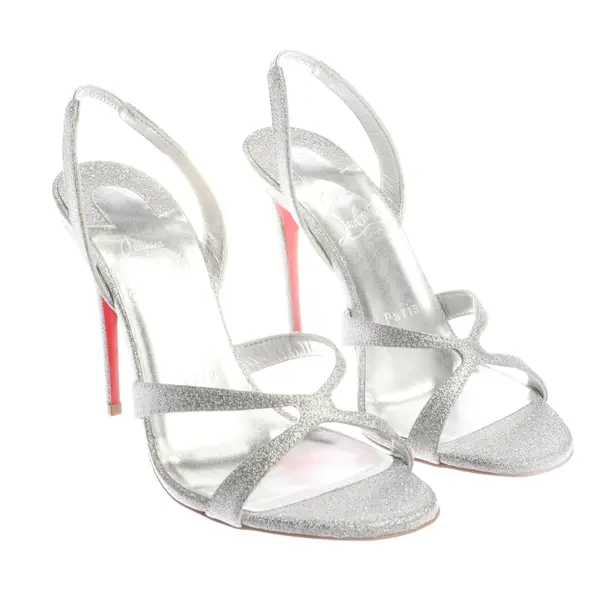 Sandaletten in Metallic, , Christian Louboutin