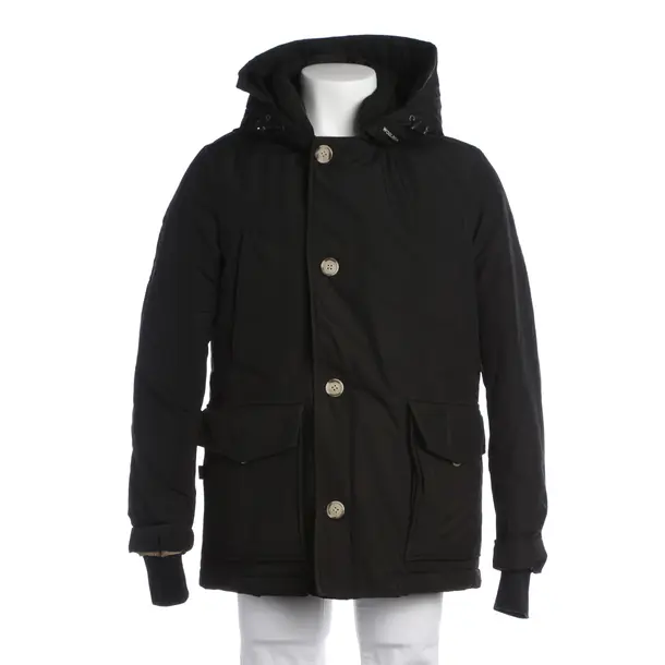 Winter Jacket in Black, Cotton, Woolrich