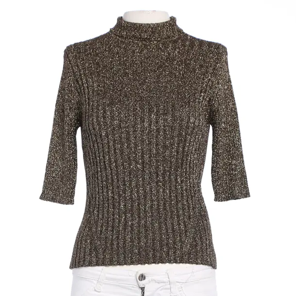 Shirt, in Gold, Viscose, Ganni