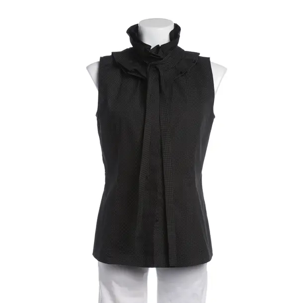 Blouse in Black, Cotton, Van Laack