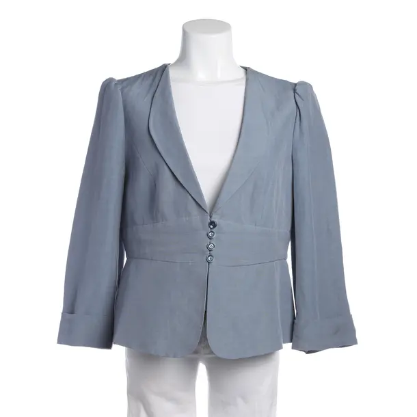 Blazer in Blau, Leinen, Armani Collezioni