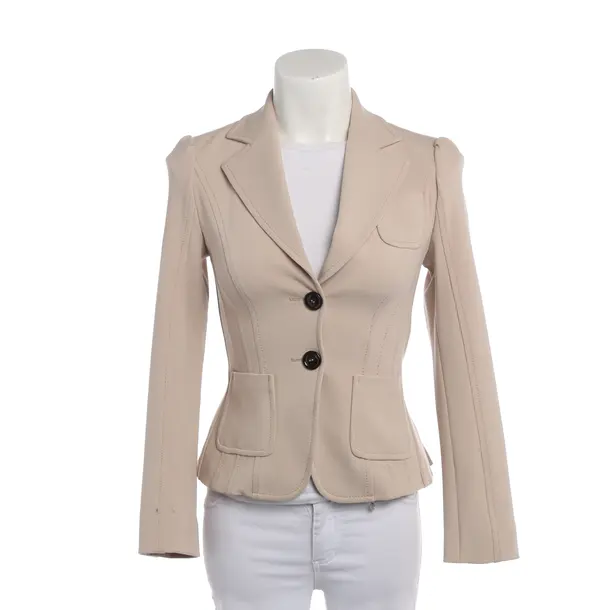 Blazer in White, Viscose, Marc Cain