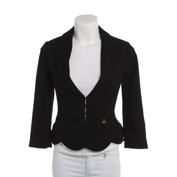 Blazer in Black, Wool, Elisabetta Franchi
