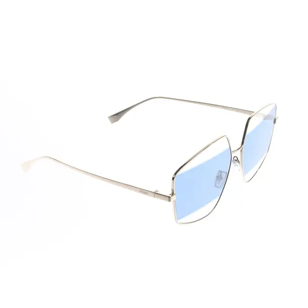 Sonnenbrille in Metallic, Metall, Fendi