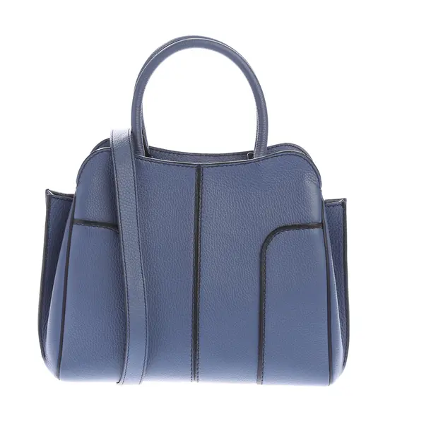 Handtasche in Blau, Leder, Tod´s
