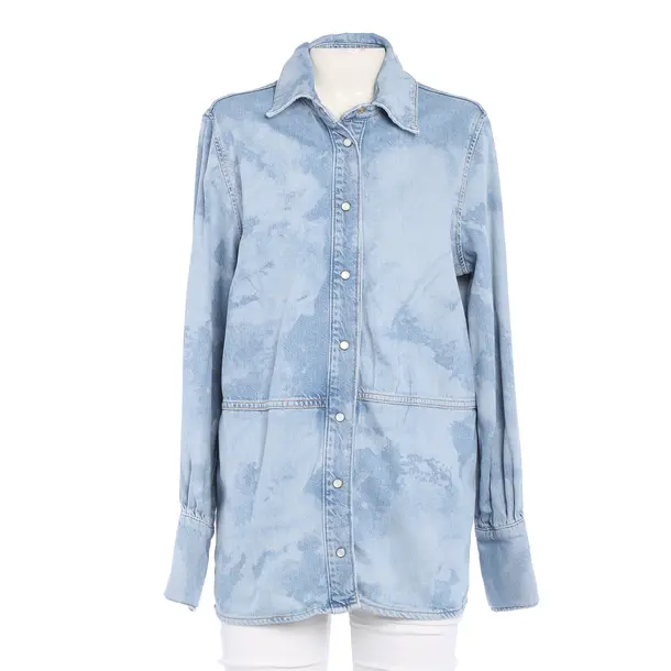 Jeansjacke in Blau, Baumwolle, Ganni