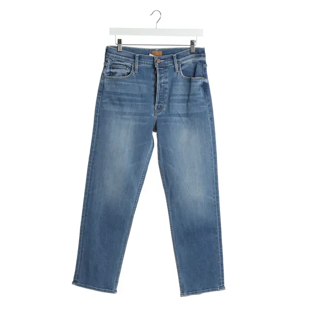 Flared Jeans in Blue, Cotton, Mother