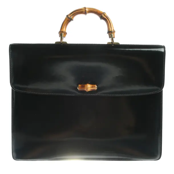Aktentasche in Schwarz, Leder, Gucci
