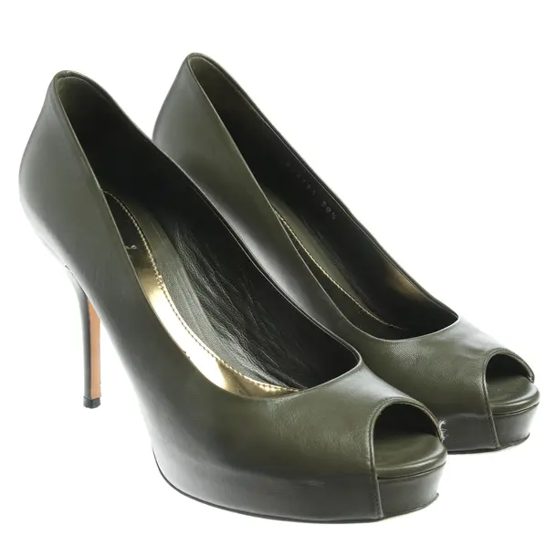 Peeptoes in Grün, , Gucci