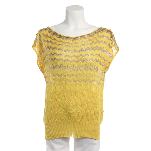 Sweater Vest in Yellow, Cotton, Missoni