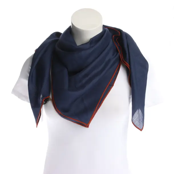 Shawl in Blue, Cashmere, Loro Piana