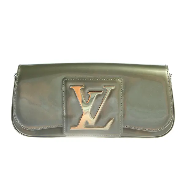 Clutch Bag in Metallic, Canvas, Louis Vuitton