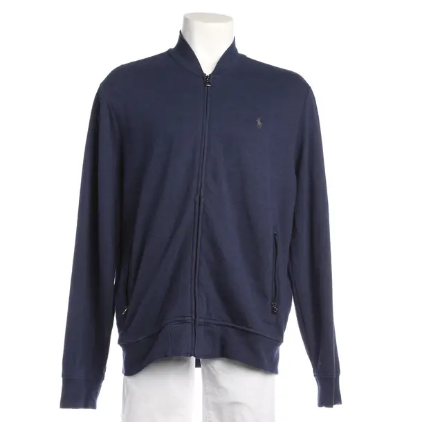 Zip-Up Hoodie in Blue, Cotton, Polo Ralph Lauren
