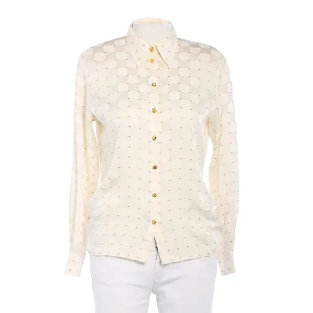 Bluse in Weiß, Seide, Escada