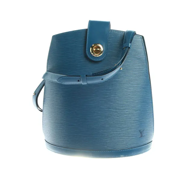 Shoulder Bag in Blue, Canvas, Louis Vuitton