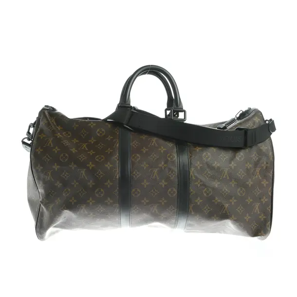 Weekender Bag in Brown, Canvas, Louis Vuitton