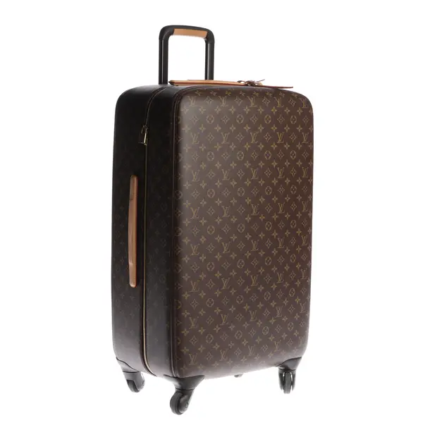 Suitcase in Brown, Canvas, Louis Vuitton