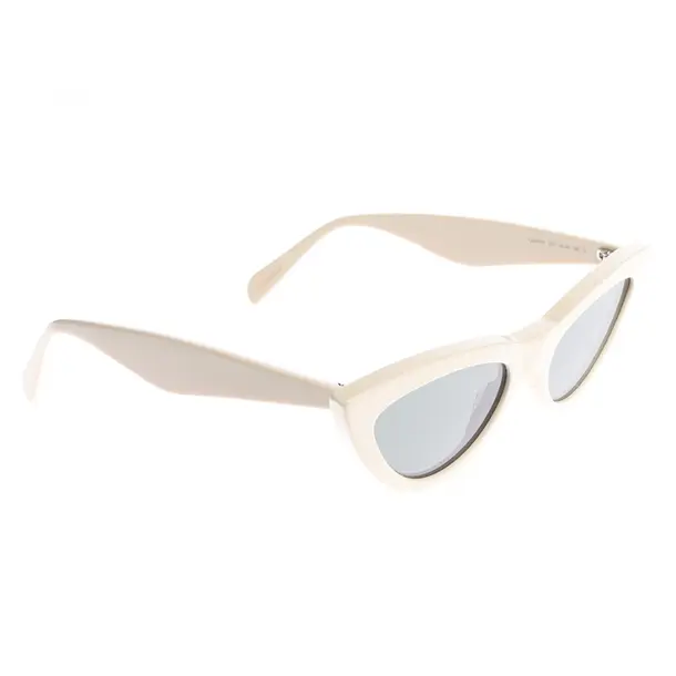 Sonnenbrille in Weiß, Kunststoff, Céline